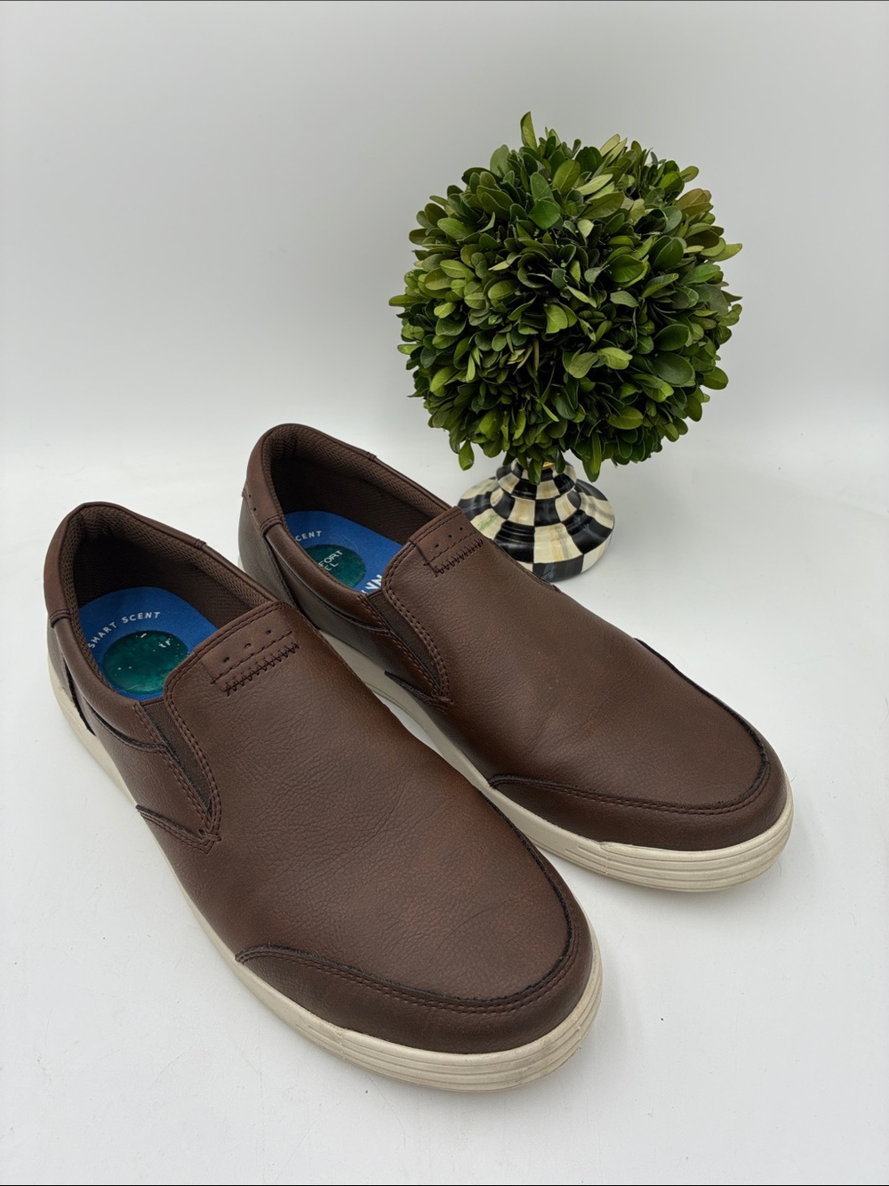 Nunn Bush Kore City Walk Men's Slip-On Casual Shoes - Brown
